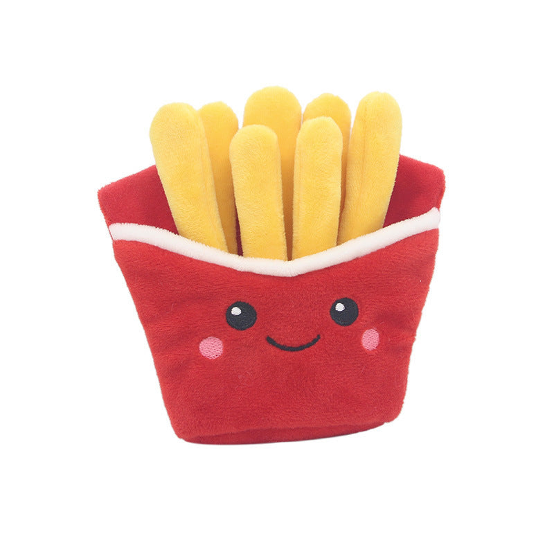 Pet fast food plush toys