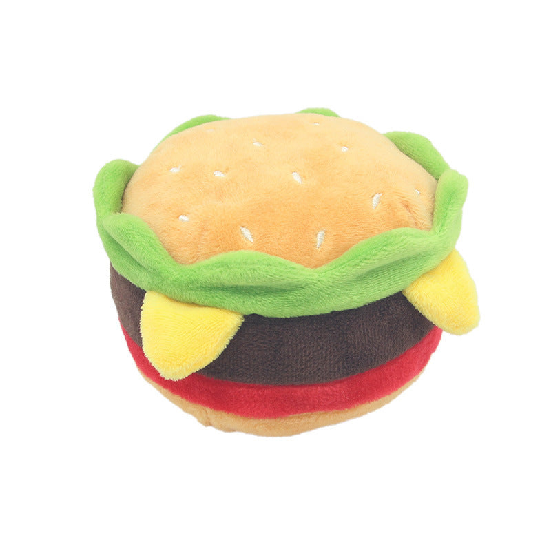 Pet fast food plush toys