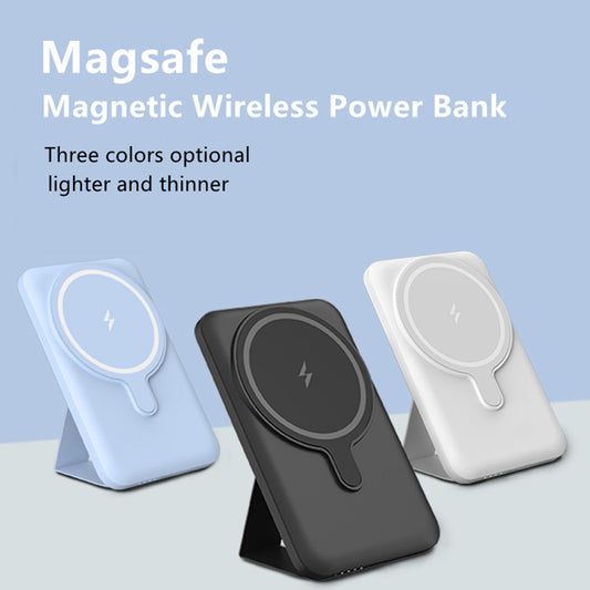 Magsafe Magnetic Wireless Power Bank with stand 10000/5000 mAh - Expressify