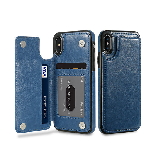 Leather Phone Case With Card Holder - Expressify