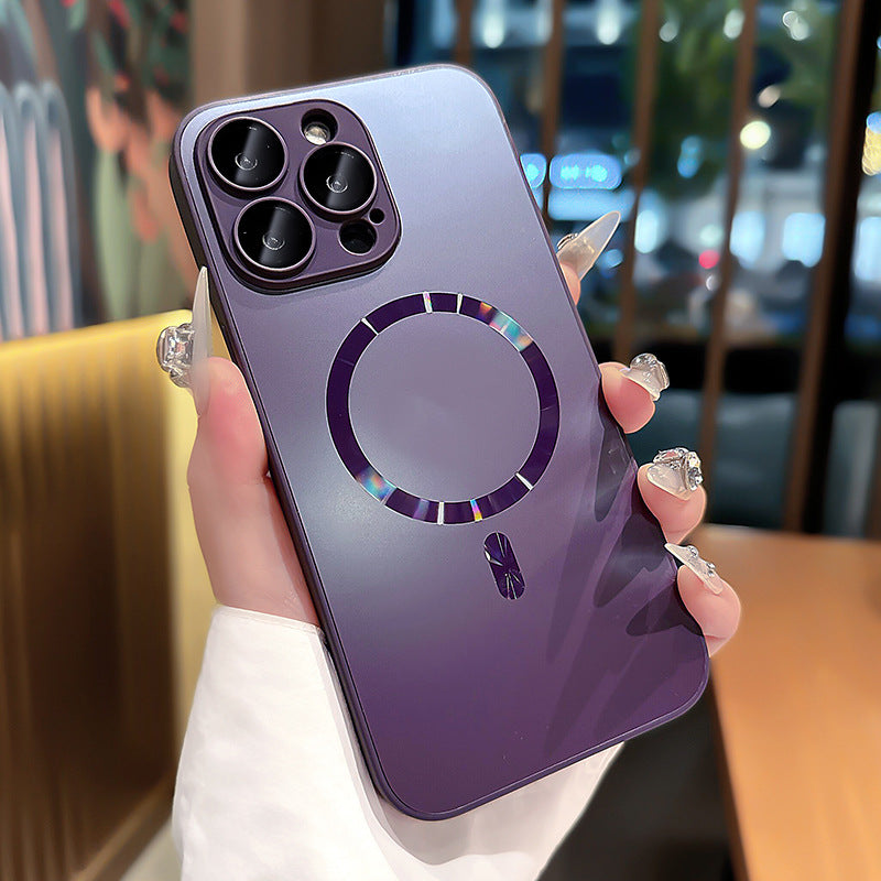 Magnetic Lens Protector Drop-resistant iPhone Case - Expressify