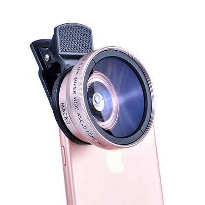 Smart Phone Lens 0.45X Wide Angle 12.5X Macro External lens HD - Expressify
