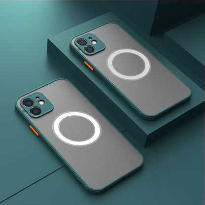 Magnetic Magsafe Transparent Shockproof iPhone Case - Expressify