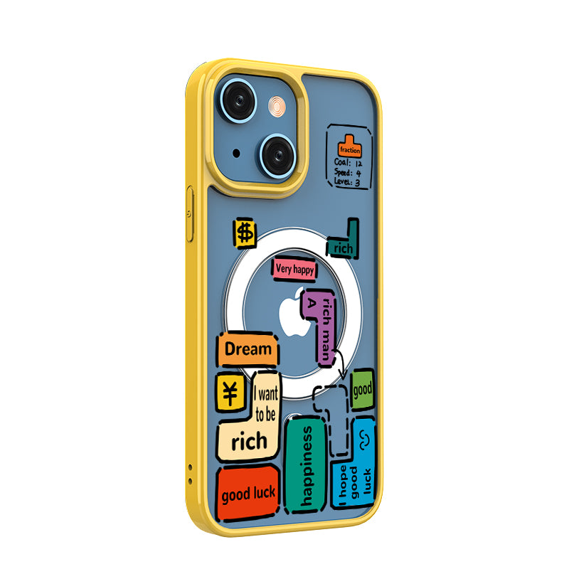 Cartoon Style Magnetic Magsafe iPhone Case - Expressify