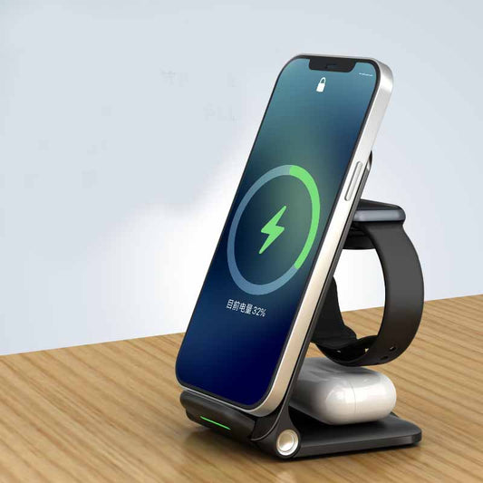 Foldable 3 in 1 Wireless Charger For Apple iPhone Watch - Expressify