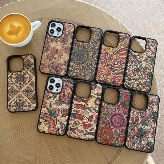 Leather Ethnic Pattern Case For iPhone - Expressify