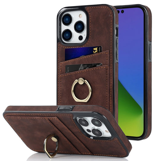 Leather Wallet Case With Holder For iPhone - Expressify