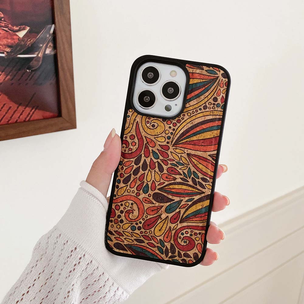 Leather Ethnic Pattern Case For iPhone - Expressify